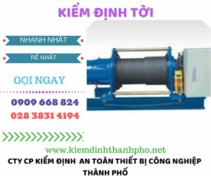 hình ảnh kiểm định tời