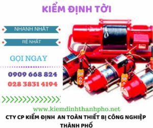 hình ảnh kiểm định tời