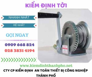 hình ảnh kiểm định tời