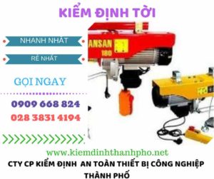 hình ảnh kiểm định tời