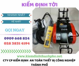 hình ảnh kiểm định tời