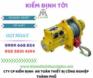 hình ảnh kiểm định tời