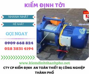 hình ảnh kiểm định tời