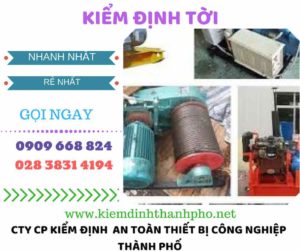 hình ảnh kiểm định tời