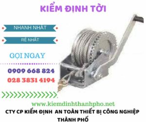 hình ảnh kiểm định tời