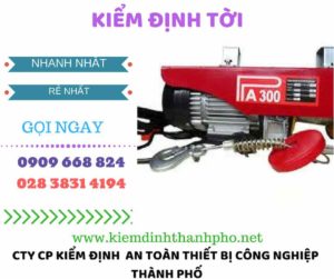 hình ảnh kiểm định tời