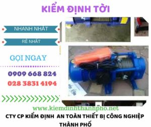 hình ảnh kiểm định tời