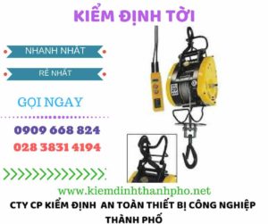 hình ảnh kiểm định tời