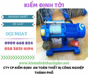 hình ảnh kiểm định tời