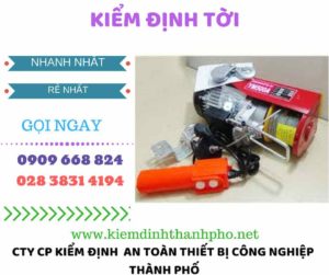 hình ảnh kiểm định tời