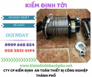 hình ảnh kiểm định tời