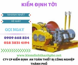 hình ảnh kiểm định tời