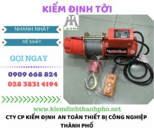 hình ảnh kiểm định tời