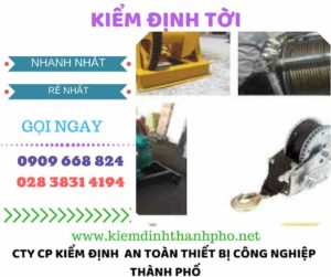 hình ảnh kiểm định tời