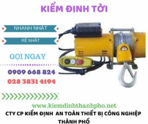 hình ảnh kiểm định tời