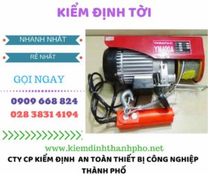 hình ảnh kiểm định tời