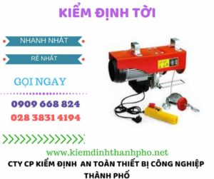 hình ảnh kiểm định tời