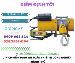 hình ảnh kiểm định tời