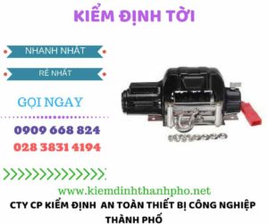 hình ảnh kiểm định tời