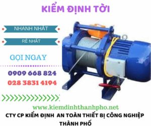 hình ảnh kiểm định tời