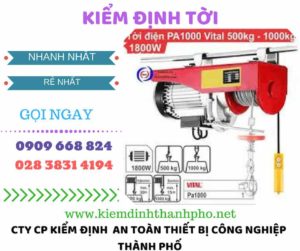 hình ảnh kiểm định tời