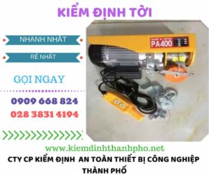 hình ảnh kiểm định tời