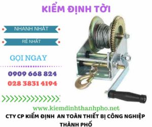 hình ảnh kiểm định tời