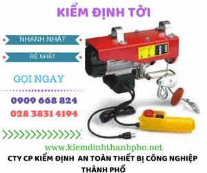 hình ảnh kiểm định tời