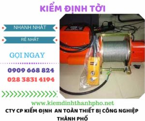 hình ảnh kiểm định tời