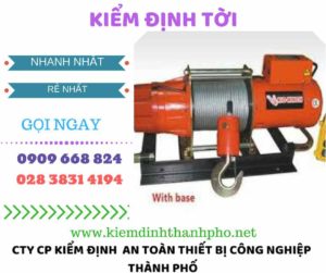 hình ảnh kiểm định tời