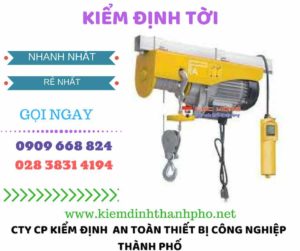 hình ảnh kiểm định tời