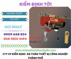 hình ảnh kiểm định tời