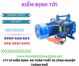 hình ảnh kiểm định tời