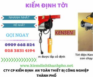 hình ảnh kiểm định tời