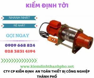 hình ảnh kiểm định tời