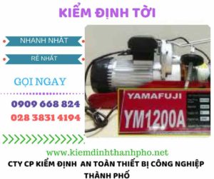 hình ảnh kiểm định tời