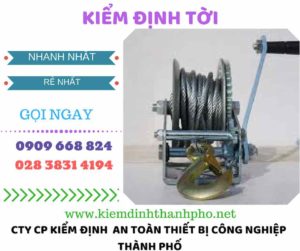 hình ảnh kiểm định tời