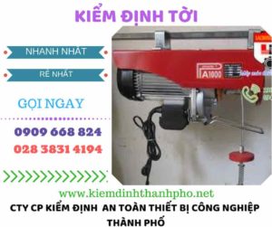 hình ảnh kiểm định tời