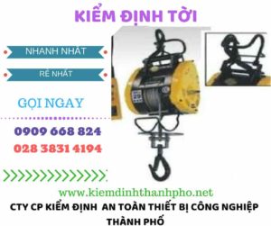 hình ảnh kiểm định tời