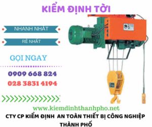 hình ảnh kiểm định tời