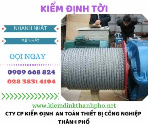 hình ảnh kiểm định tời