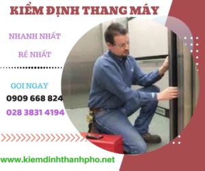 Hình ảnh kiểm định thang máy