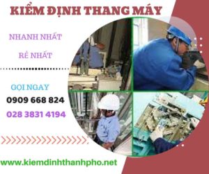 Hình ảnh kiểm định thang máy