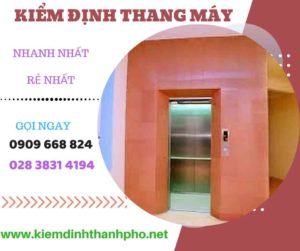 Hình ảnh kiểm định thang máy