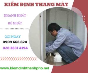 Hình ảnh kiểm định thang máy