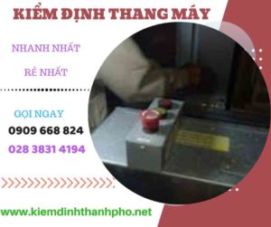 Hình ảnh kiểm định thang máy