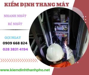 Hình ảnh kiểm định thang máy