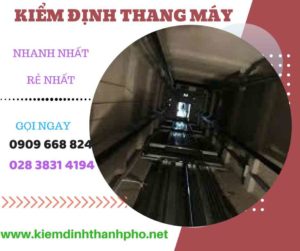 Hình ảnh kiểm định thang máy