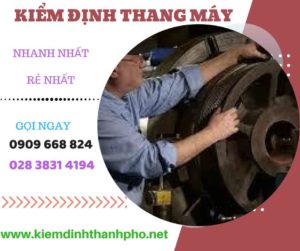 Hình ảnh kiểm định thang máy