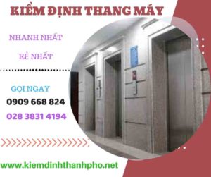 Hình ảnh kiểm định thang máy